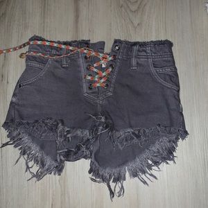 Free People Jean Shorts size 24